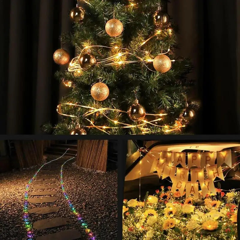 LED Camping Lamp Strip Atmosphere Lamp IP67 Waterproof Recyclable Light Belt Outdoor Garden Decoration Lamp For Tent Room Decor