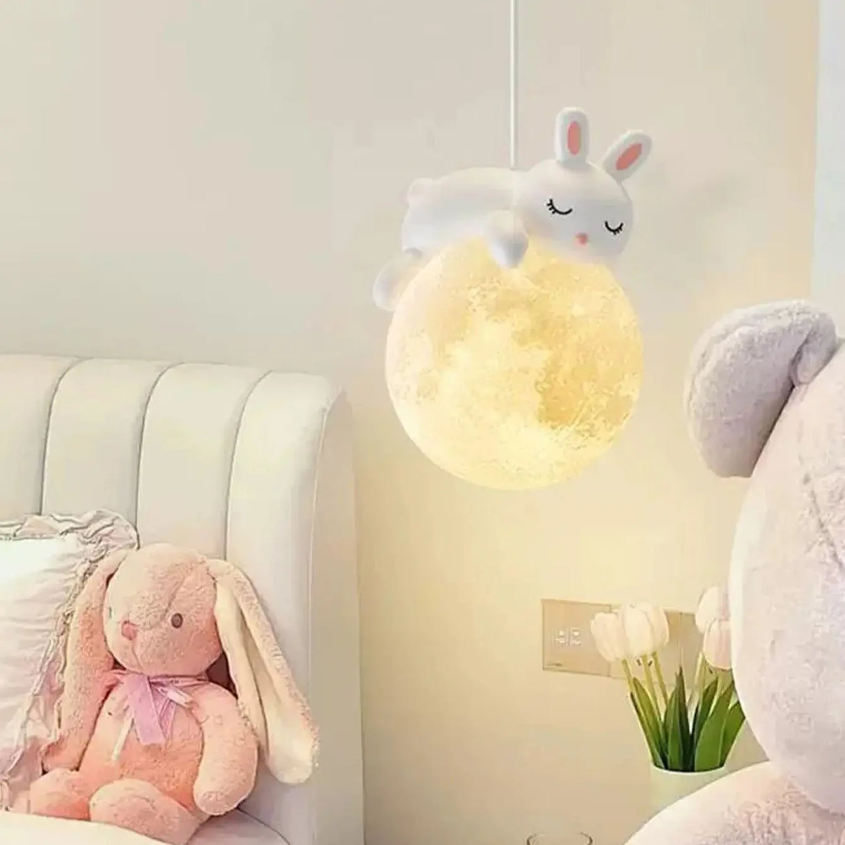 110-240v Creative Cartoon Animals LED Hanging Bedroom Bedside Hanging Light Chandelier Chandelier Home Decor Fixture