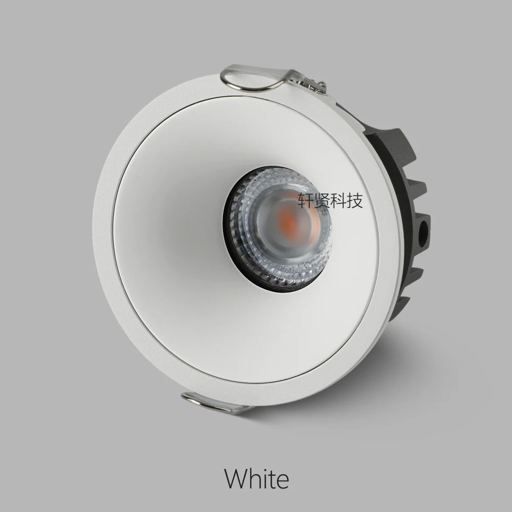 DC24V Constant Pressure Recessed LED Spotlight 5W 7W 9W 15W Round Ra93 Downlight for Tuya Zigbee BLE DALI DT8 Matter KNX System