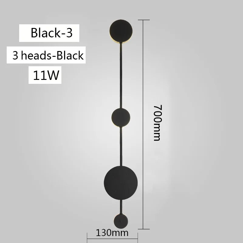 Modern LED Wall Lamp Simple Living Room Background Wall Light Bedroom Bedside Wall Sconce Creative Hotel Hall Corridor Lighting