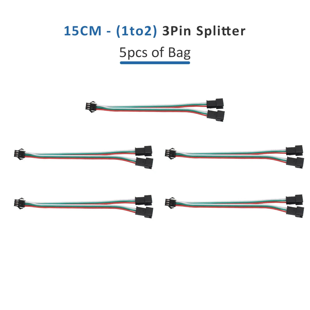 Touch Control Running Water LED Tape Driver - WS2811 Controller with 5M Extension