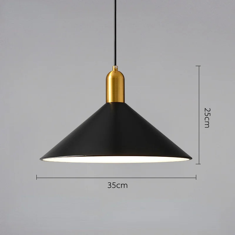 Postmodern Simple LED Pendant Lights Iron Hanging Lamp Bedside Chandelier Fixture Kitchen Dining Living Room Lighting Home Decor