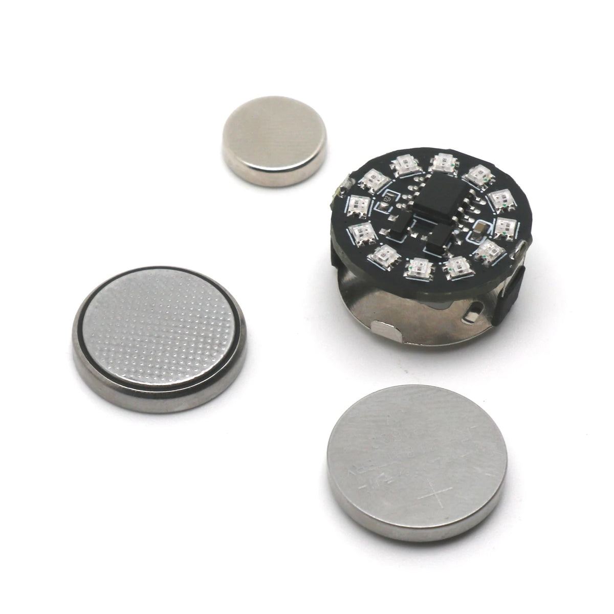 4-Mode Wireless Magnetic Control LED Light with Button Battery - Compact Magnet Induction Lamp for DIY Anime Models, Dioramas & Landscapes