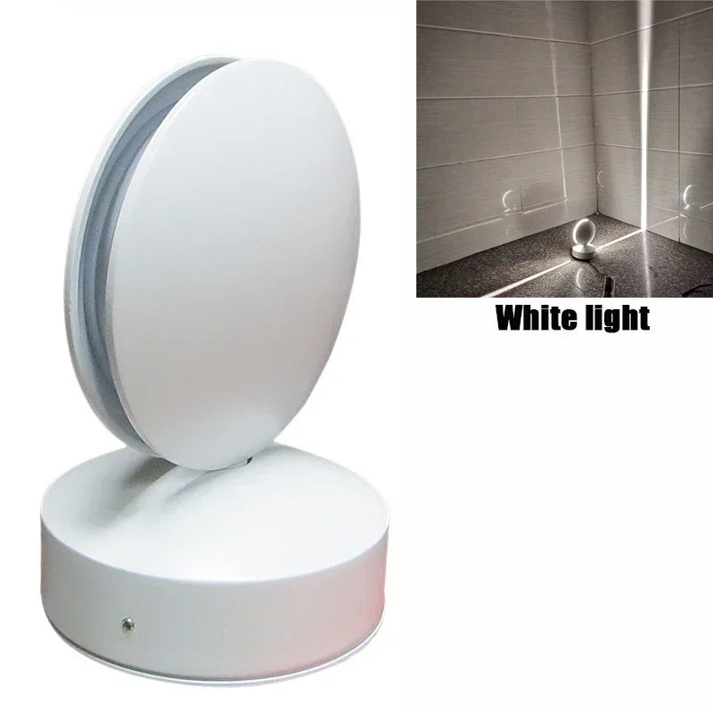 2025 NEW 360Degree 10W RGB LED Window Sill Door Frame Wall lamp With Remote Hotel KTV Corridor Aisle Beam Ray Line Wall Lamps