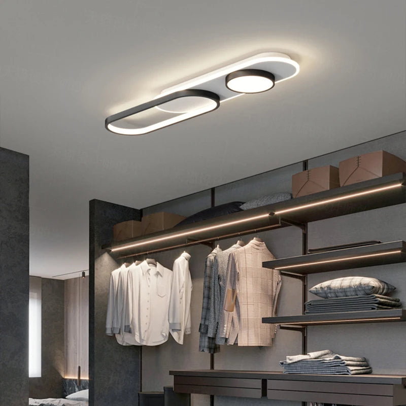 Nordic LED Ceiling Lamp For Bedroom Study Foyer Corridor Cloakroom Simple Indoor Home Decor Ceiling Lamps