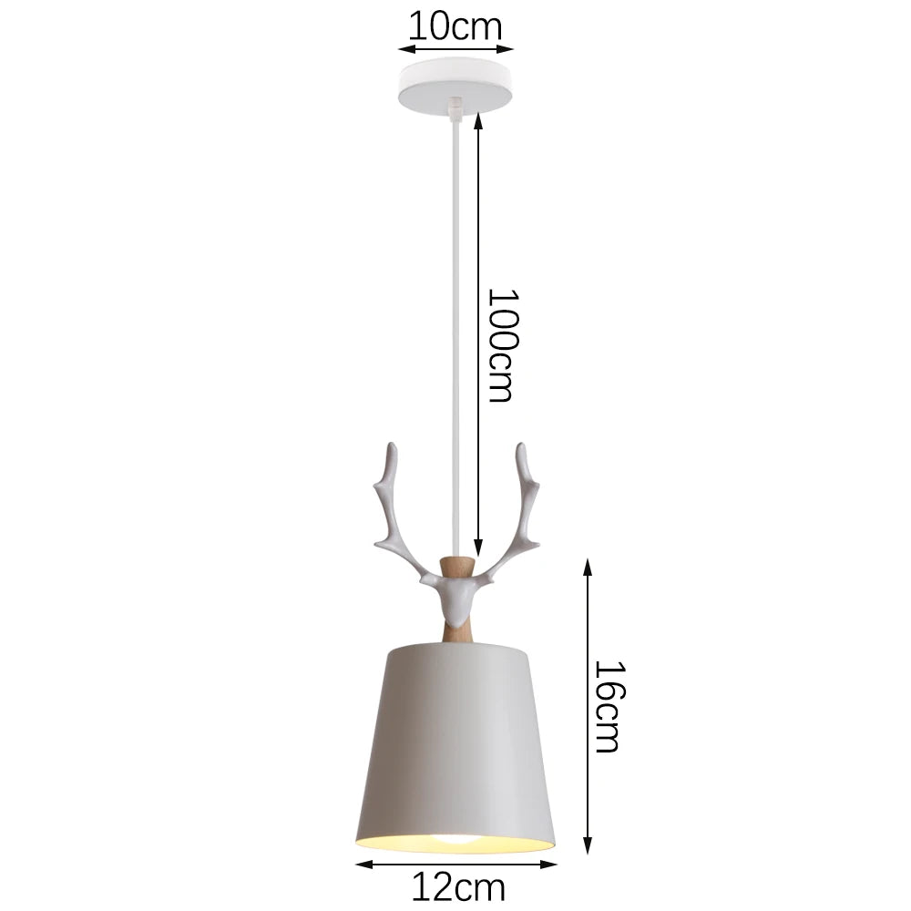 Loft Modern Pendant Light Wood Nordic Hanging Lamp Kitchen Lighting Fixture Industrial Chandelier Hanglamp Living Room Luminaire