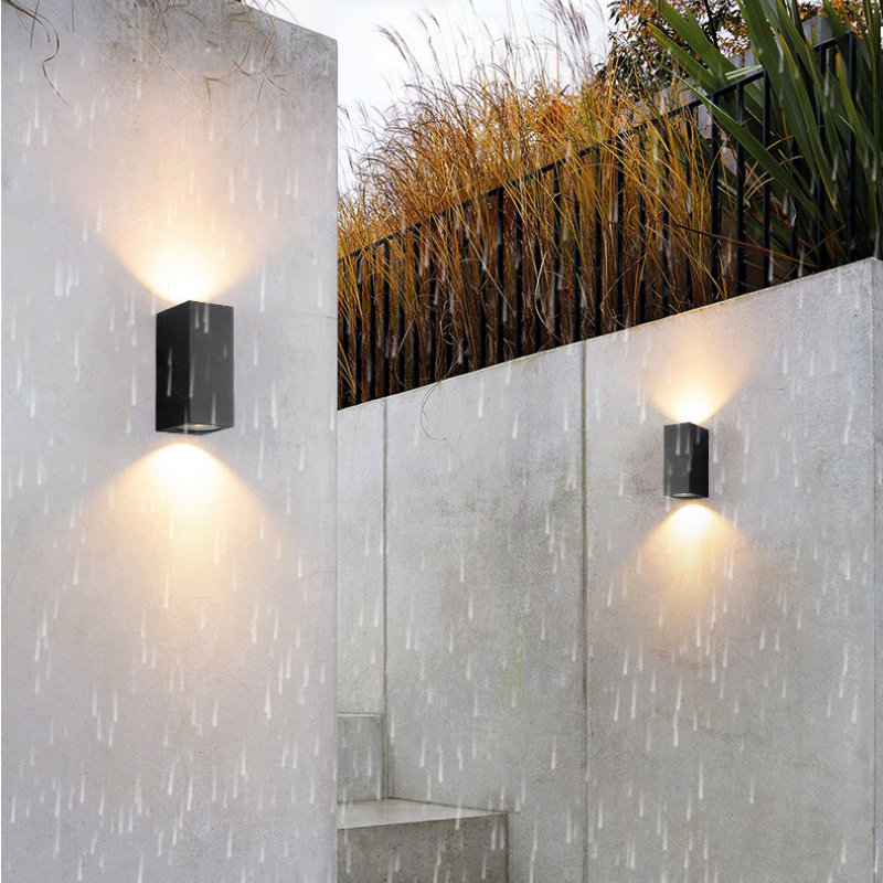 GU10 Outdoor Wall Lamp Balcony Outdoor Wall Light Garden Lights Living Room Bedroom Home Wall Decor