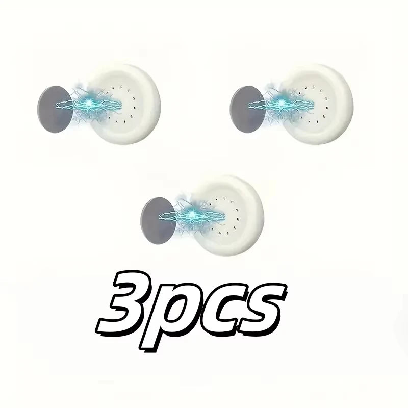 3/6Pcs No-Drill Magnetic Remote Control Holder - Wall Mount Organizer for TV & AC