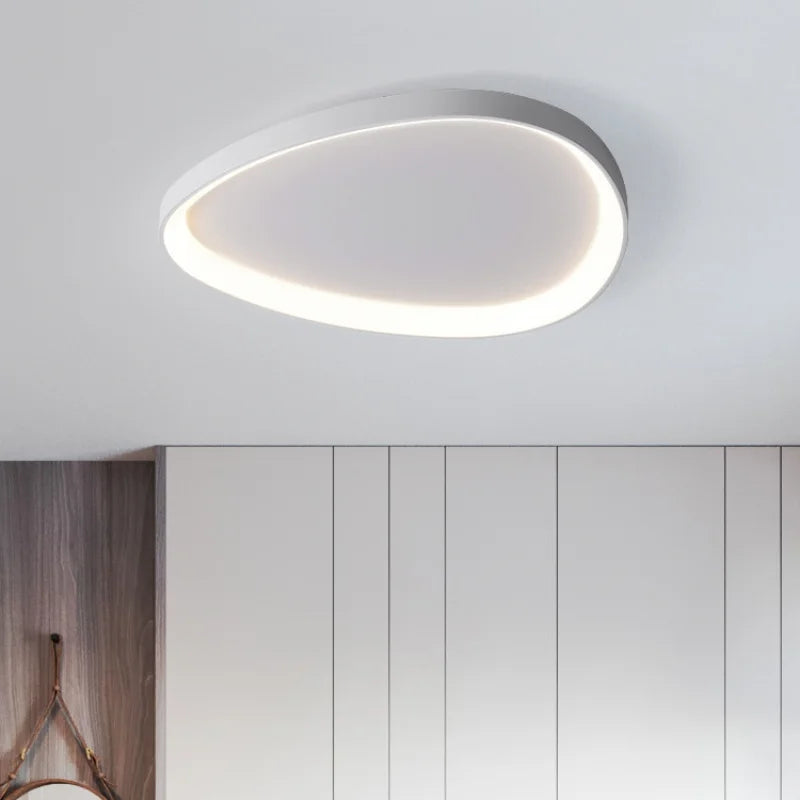 Nordic Minimalist LED Ceiling Light - Dimmable Chandelier for Living Room