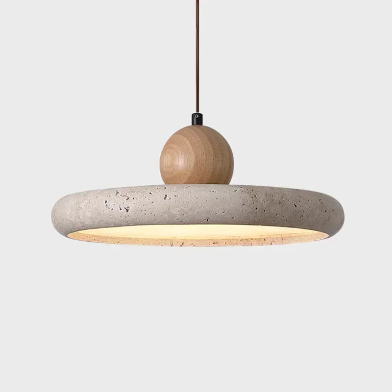 Modern Natural Stone Led Pendant Light Nordic Retro Travertine Chandelier For Dining Room Beside Home Decor Light Fixtures