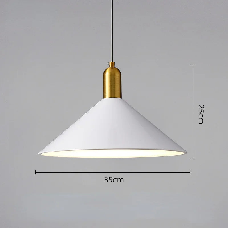 Postmodern Simple LED Pendant Lights Iron Hanging Lamp Bedside Chandelier Fixture Kitchen Dining Living Room Lighting Home Decor