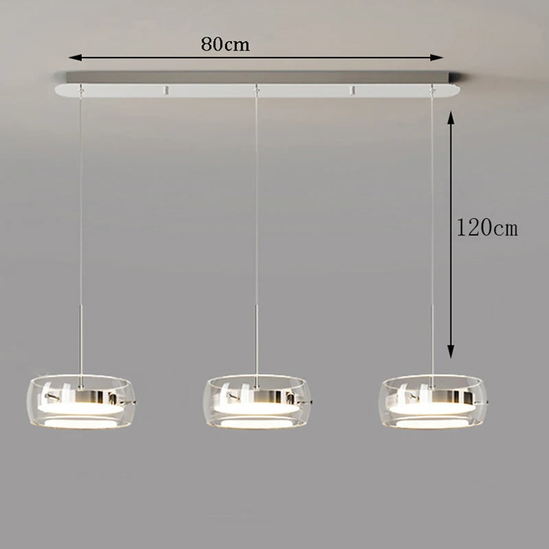 Modern LED Ring Pendant Light - Luxury Halo Chandelier for Living & Dining Room