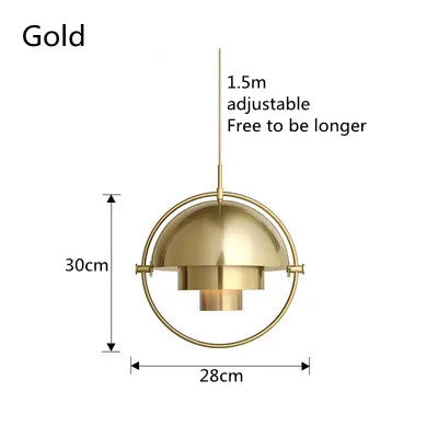 Modern Pendant Light Nordic Bedroom Bedside Hanging Lamp for Dining Room Shape Changed Suspension Droplight Indoor Lighting E27