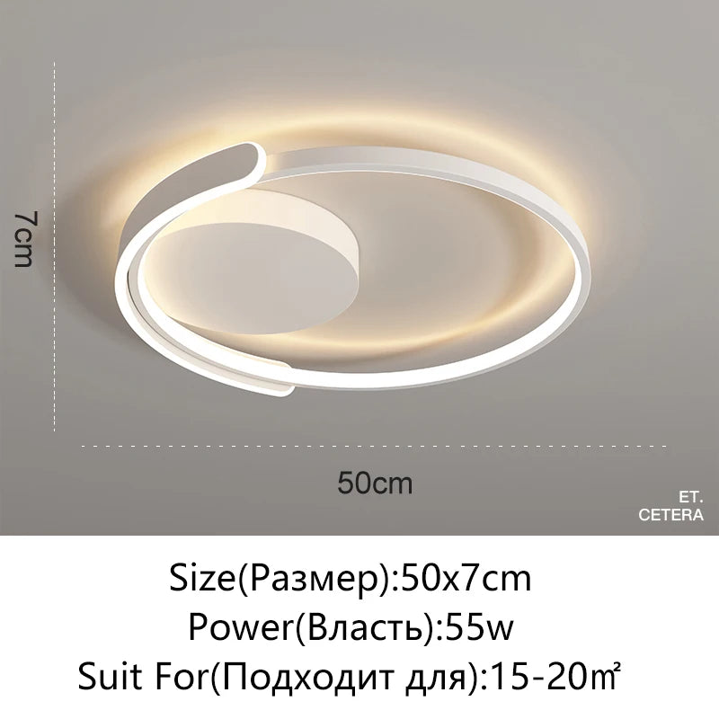 2026 Modern LED Ceiling Light - Luxury Decorative Lighting for Living Room