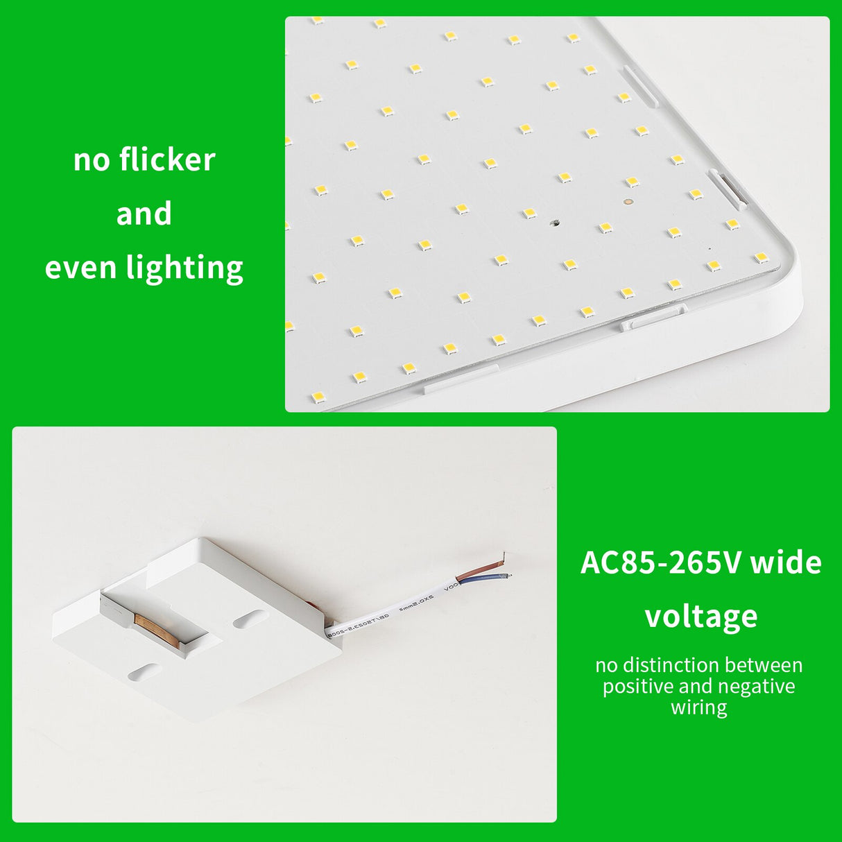 18/24/36/48W Square Ceiling Lamp LEDs Ceiling Light Flush Mounting Convenient Super Bright Ceiling Lamp Kitchen Bedroom Hallway