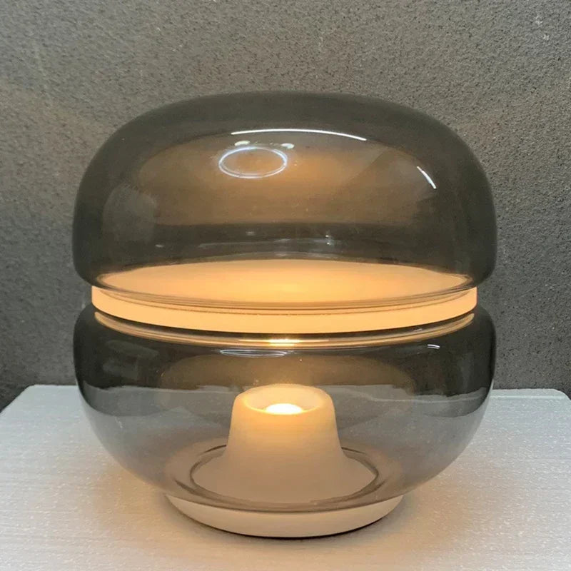 Nordic Lamps and Bedroom Home Decor Desk Lamps Minimalist Glass Light Luxury Designer Cloudstone Bedside Reading Lamp LED