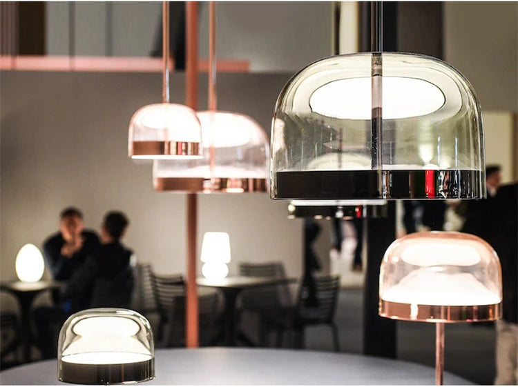 Designer glass pedant light Italy Lights Modern glass lampshade For Dining Room Decor Loft house decoration luxury light