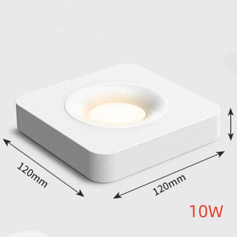 Fashionable ultra-thin 3.5CM surface mounted anti glare full spectrum COB tube lamp, home living room hallway, no opening
