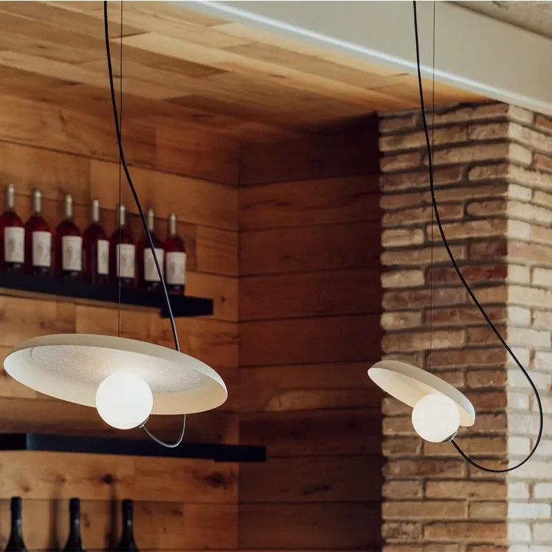 Nordic Retro LED Magnetic Chandeliers 3D Ball Free Movement Pendant Lamp Living Room Dining Bedroom Bar Decor Hanging Lighting