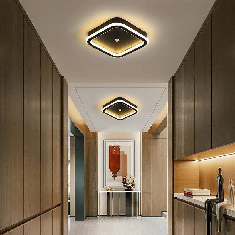 Indoor PIR Motion Sensor LED Ceiling Lights Fixtures for Corridor Balcony Human Induction LED Ceiling Lamps for Bedroom AC85-265