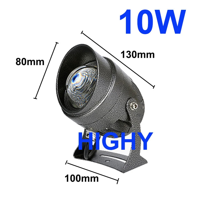 LED Lawn Light & Wall Washer Floodlight (AC85-265V) - IP65 Waterproof Narrow Beam Outdoor Landscape & Exterior Wall Spotlight