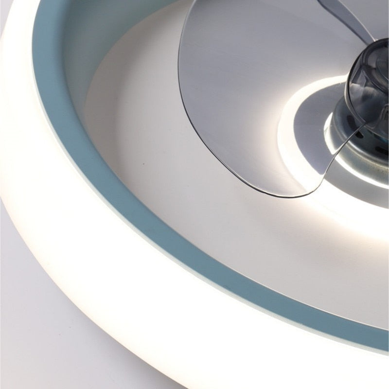 Ceiling Fan With Light And Remote Control Fanstira LED Lamp Small Decorative Fans Cooler Decoration For Bedroom Home Appliance