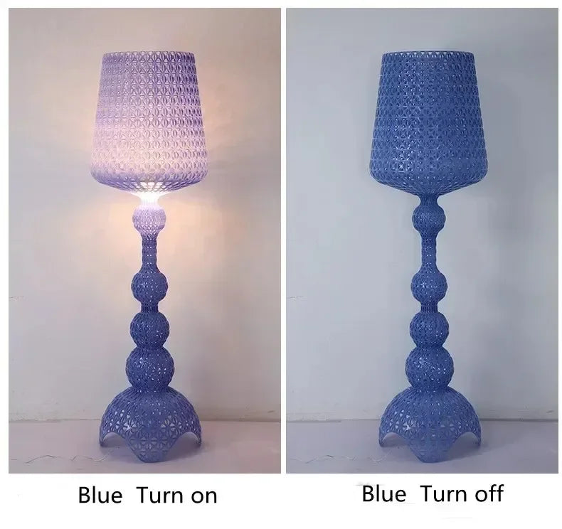 Italian Kartell living room floor lamp designer,artistic decoration,hollowed out internet famous ornament,ins style bedroom lamp