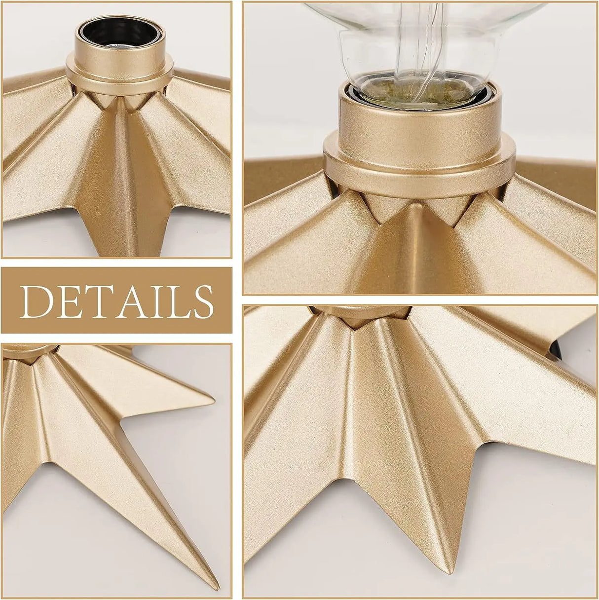 Metal Special-Shaped Ceiling Lamp Bedroom Living Room Dining Room Ceiling Light Indoor Lighting Lights Decorative Lamps