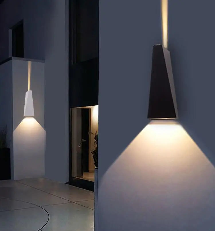 Waterproof LED Wall Light - 6W/12W Indoor & Outdoor Surface Mounted Lamp