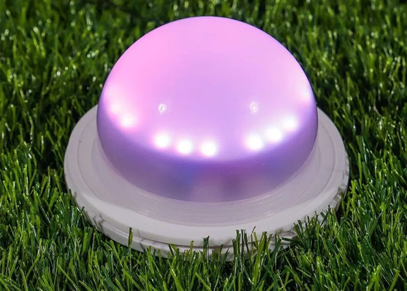 Battery-Operated Waterproof RGBW LED Light Base (5050 SMD) - Hanging LED Module Mood Light Fixture with Remote Control for Under-Table & Furniture Lighting