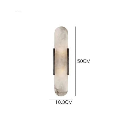 Modern Wall Light Minimalist Luxury Marble Sconce New Nordic Living Room Villa TV Background Bedroom Bedside Mirror Decors Lamps