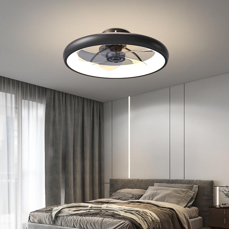 Nordic White Black Gold Ceiling Fan Light DC Motor Remote Control Reversible Bedroom Dining Room Ceiling Fan Light Living Room