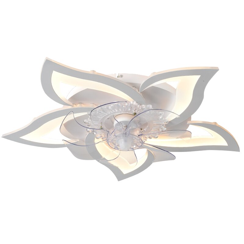 Modern LED Ceiling Fan With Light for Bedroom Living room Acrylic Home Decor LED Fan Lamp Modern Ceiling lights with Fans