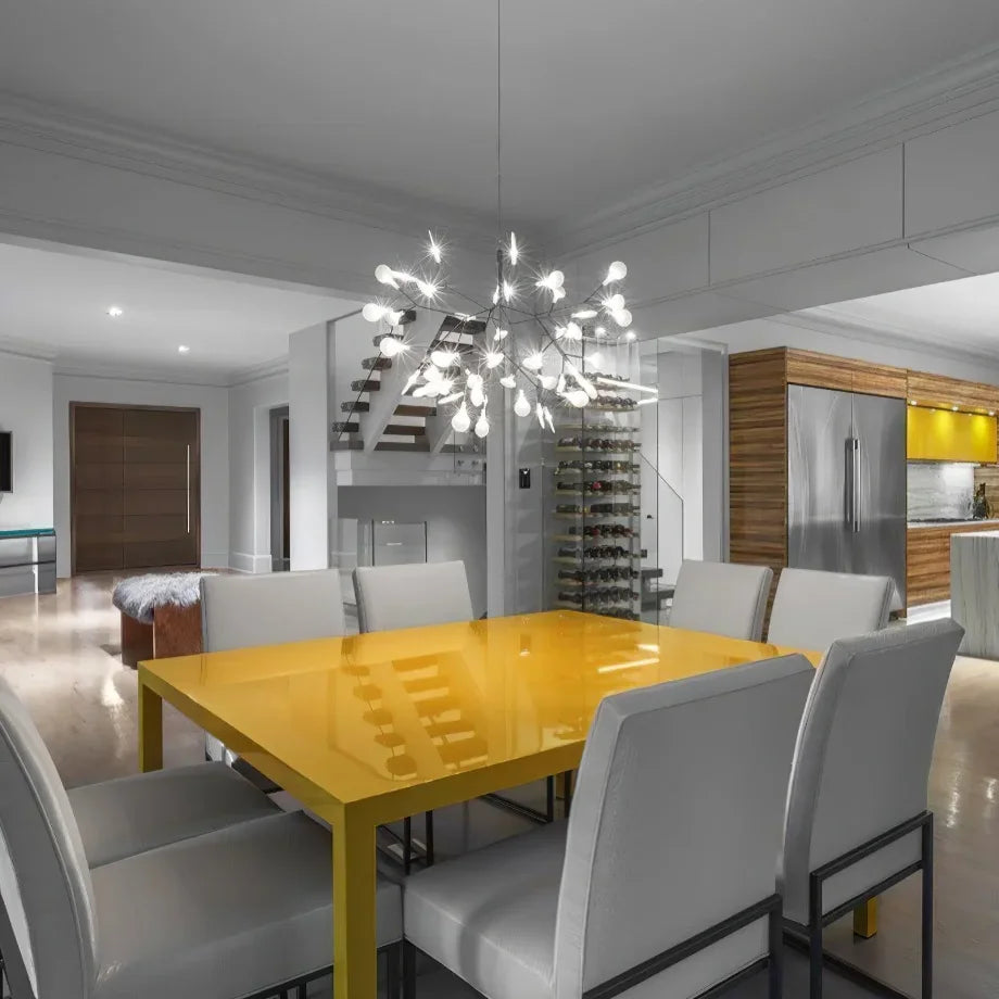Nordic Firefly Branch LED Chandelier - Modern Luxury Pendant Hanging Lamp