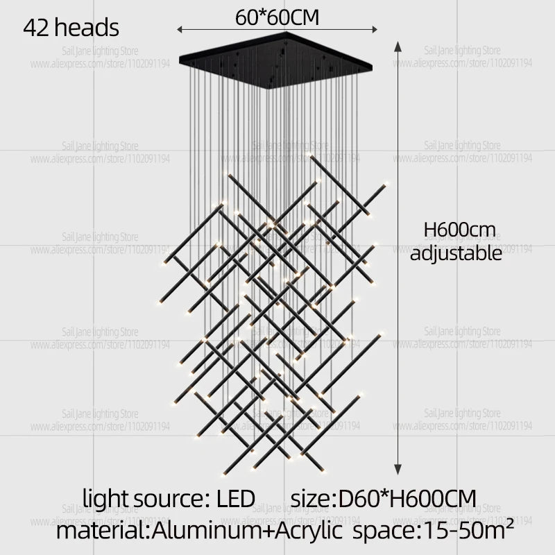 Nordic Pendant Light Modern Living Room Dining Table Lighting Lounge Hanging Restaurant Attic Chandelier Bedroom Ceiling Lamp