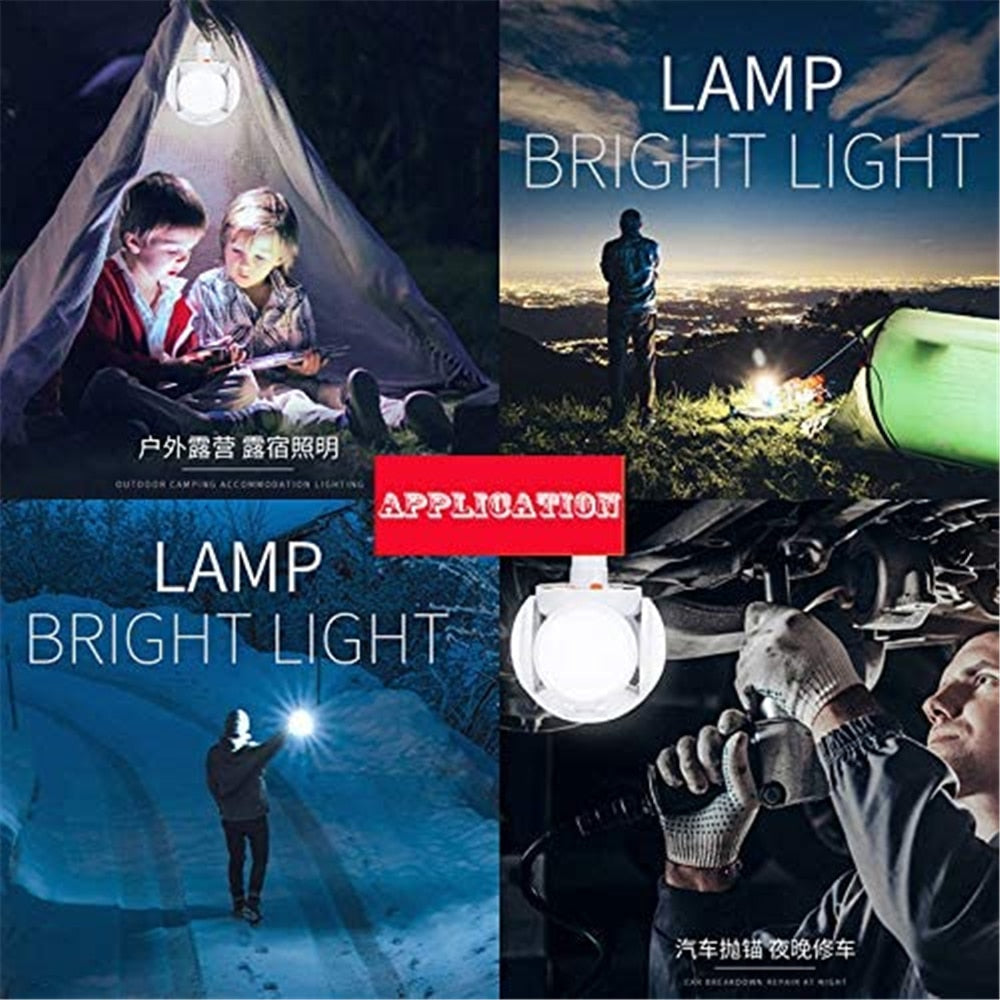110W Solar LED Torch USB Rechargeable Night Light Outdoor Camping Lamp Emergency Lights Portable Searchlights Great Lantern led