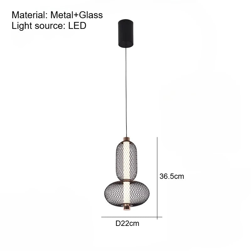 Modern Restaurant Chandelier Nordic Designer Coffee Table LED Pendant Lamp Kitchen Dining Room Bedroom Home Decor Hanging Lamp