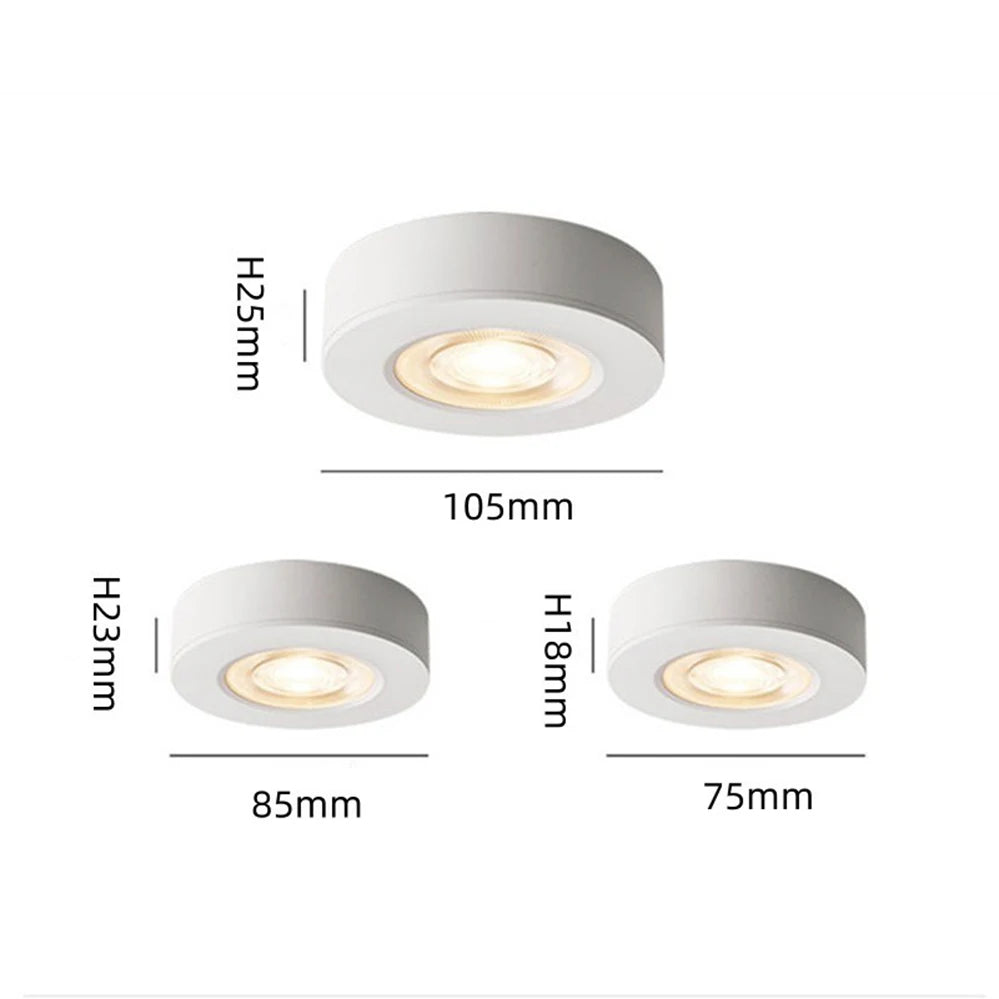 Ultra thin LED Downlight Ceiling Lamp COB Spotlight 3W 5W 7W 10W Panel light AC110V-260V Display Cabinet Wine Jewelry Show