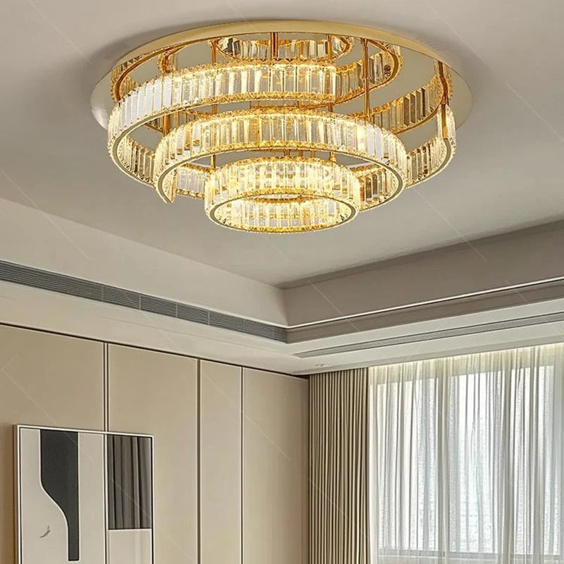 Home decorationPendant lights, luxury crystal living room chandelier, dining room Pendant lamp, ceiling light, indoor lighting