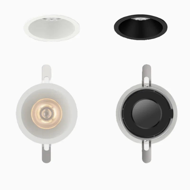 Narrow Frame Anti-Glare Downlight - Minimalist Recessed Spotlight (55/75/95mm)