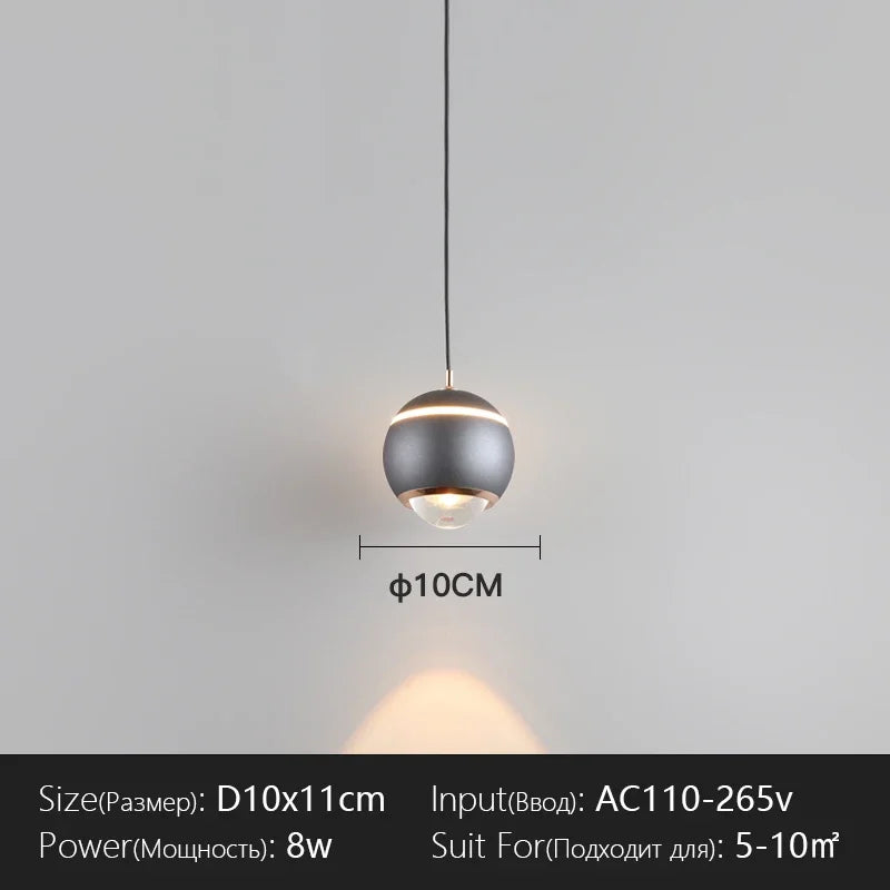 2026 Modern LED Pendant Lamp Bedside Chandelier Indoor Decoration Lamp for Bedroom Dining Room Bar Hotel Creative Chandelier New