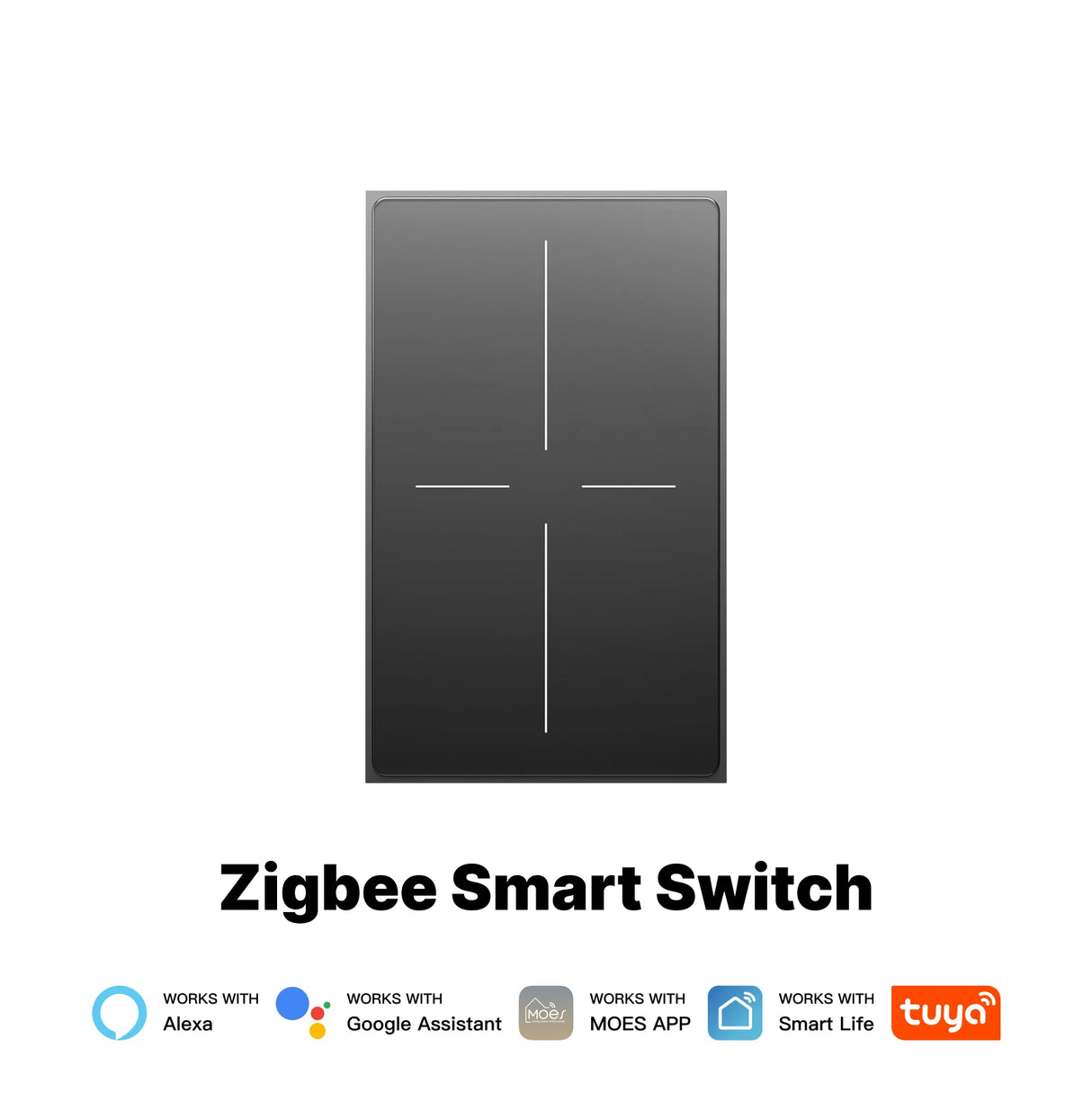 Star Feather Zigbee Smart Wall Switch (US 1/2/3/4 Gang) - Neutral Wire Required