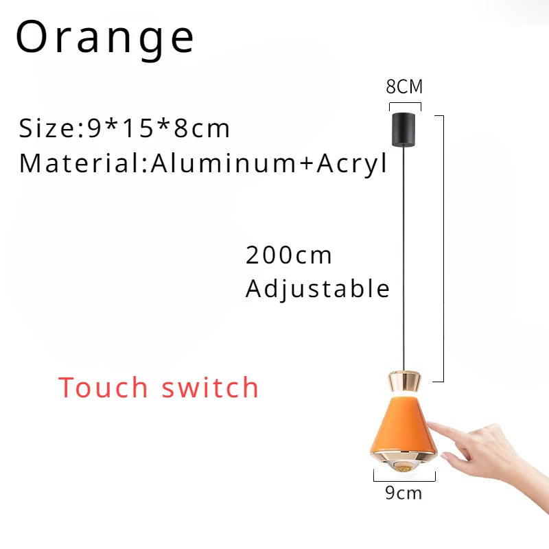 Modern Simple Creative Chandelier Luxury Luster Personality Pendant Lamp Room Decors Hanging Lighting for Bedroom Dining Study