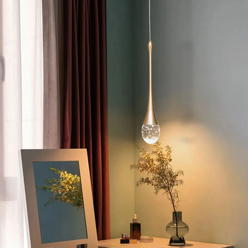 Modern Bubble Crystal Pendant Lights Indoor Hanging Lamp For Kitchen Island Dining Living Room Bar Cafe Pendant Lamp Home Decor