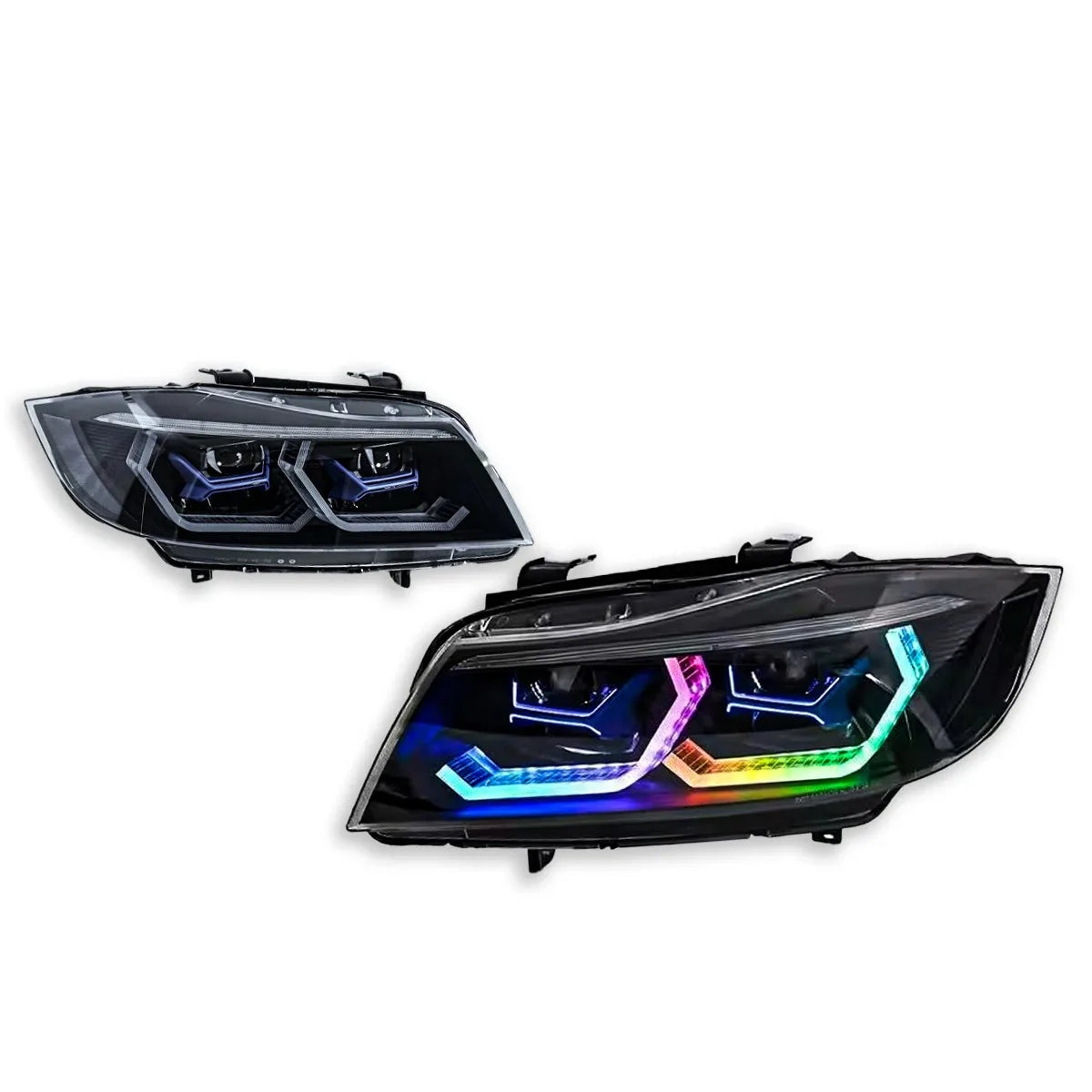 LED Projector Headlights for BMW 3 Series E90 (2005-2012) - RGB Color Changing