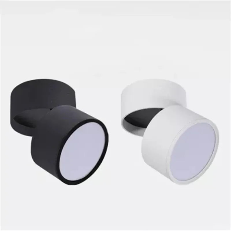 Surface Mounted Anti-Glare LED Tube Light Dimmable 7W10W15W20W24W Folding and Rotating Ceiling Lamp Spotlight 110/220V Downlight