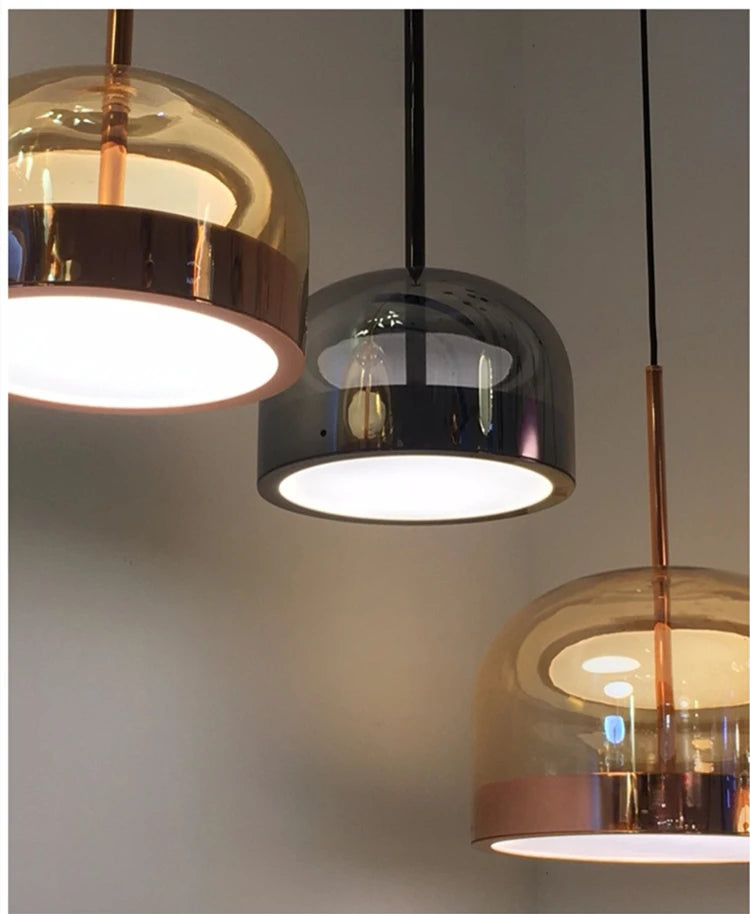 Designer glass pedant light Italy Lights Modern glass lampshade For Dining Room Decor Loft house decoration luxury light