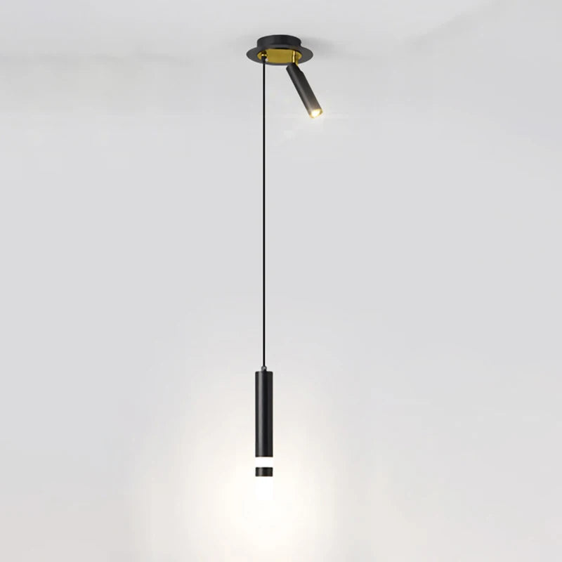2 in 1 LED pendant light modern chandelier hanging lamp with Spotlights indoor lighting home decor for living room bedroom