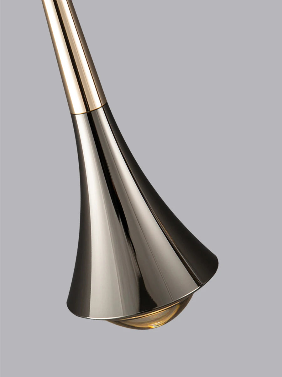 LED Pendant Lights Mirror Lamp 4 Colors Aluminum&Acrylic Home Kitchen Island Dining Living Room Bar Cafe Droplight Fixture