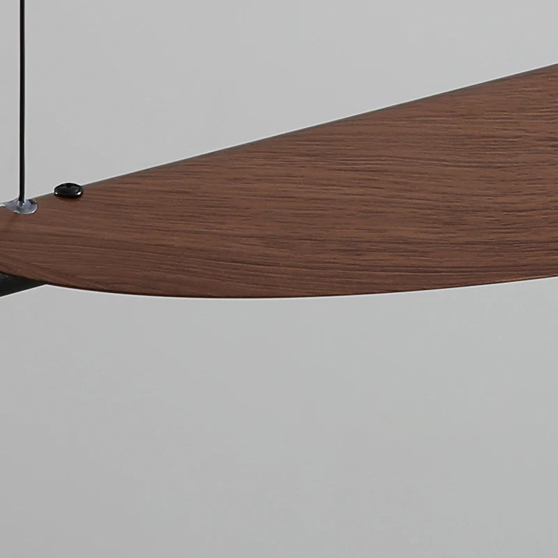 Wabi Sabi Retro Leaf Design Pendant Light Long Strip Chandelier Dining Tea Bar Room Table Light Creative Minimalist Home Decor